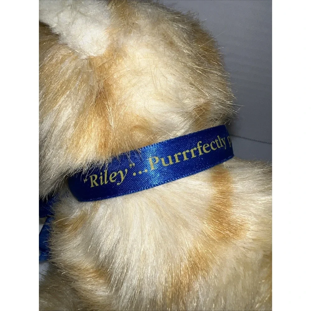 Douglas Orange Tabby Kitty Cat Plush Riley Blue Ribbon Revolution Advert Rare